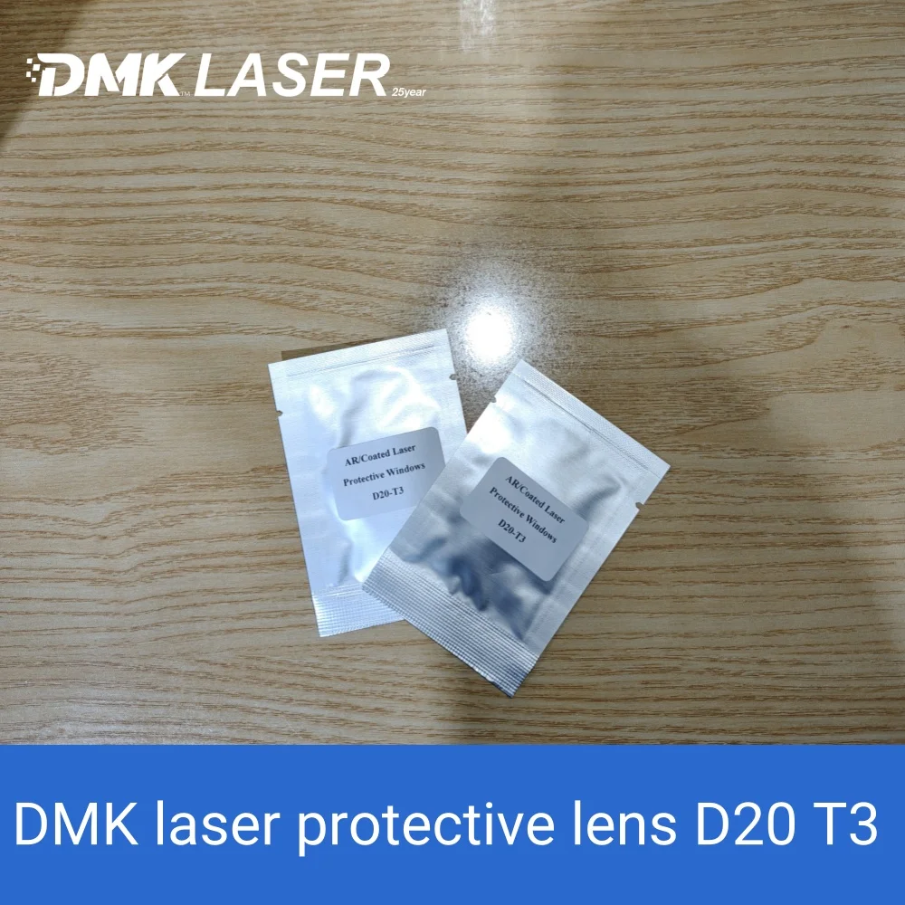 Фото DMK D20T3 защитные линзы для лазерной сварки окон 20*3 мм JGS1 плавленые кварцевые покрытия для Raytools BW101 HW980 Ospri WSX WD23 HD21 №3