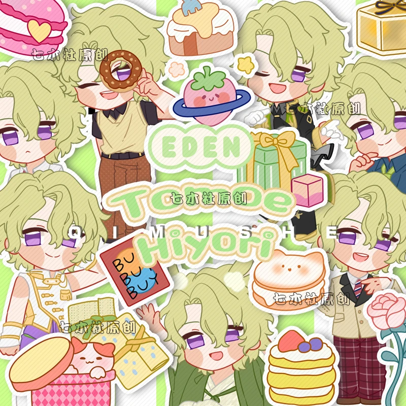 

Игра ансамбль звезды Sazanami Jun Tomoe Hiyori Ran Nagisa Косплей DIY наклейки водонепроницаемый багажа наклейка Наклейка Декор