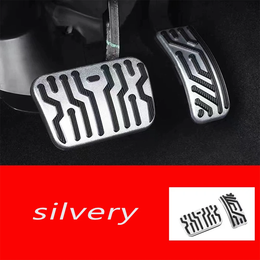 

Для GWM Great Wall WEY Tank 400 колодки автомобильные аксессуары алюминиевая автомобильная педаль акселератора тормозная нескользящая крышка педали ﻿