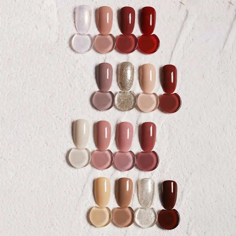 

Smooth 1.5g Fashion Solid Cream Nail Palette Decorations Tool Set Mini Nail Painted Glue Safe for Lady