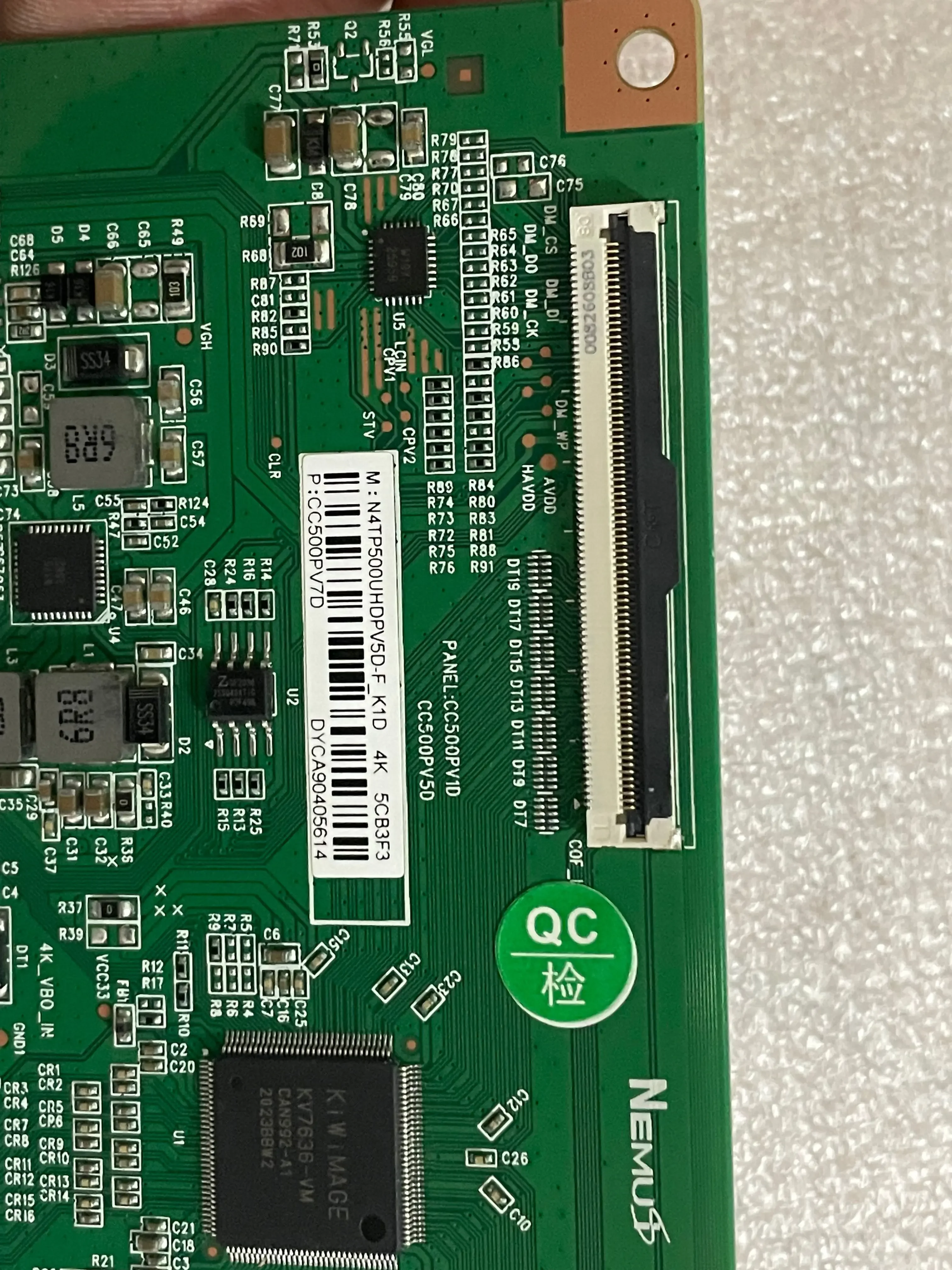 Для CC500PV5D CC500PV1D N4TP500UHDPV5D-F_K1D логическая плата CC500PV7D