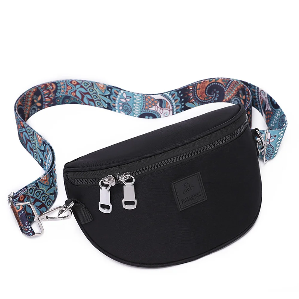 

Сумка на плечо женская из ткани «Оксфорд», модный трендовый мессенджер, простой однотонный вместительный саквояж для косметики