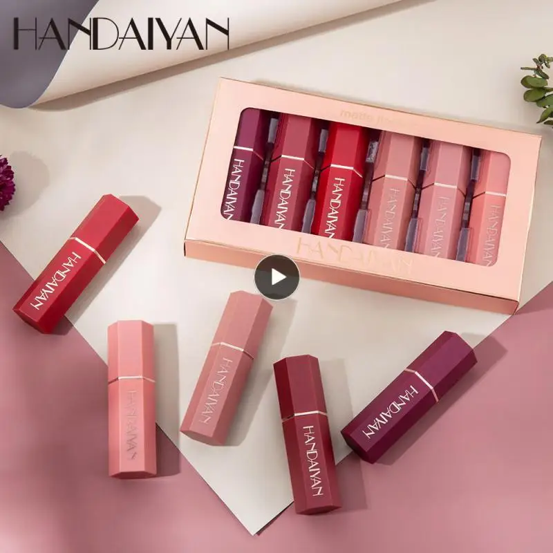 

Waterproof Set Ladies Lip Gloss Moisturizing Matte Finish Lip Tint Long-lasting Cosmetic Lip Tint Makeup High-quality Cosmetics