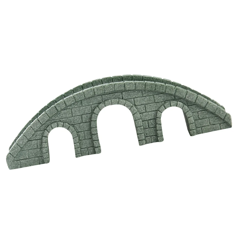 

Desktop Ornaments Tiny Bridge Model Sand Table Stone Micro Landscape Tabletop Green Sandstone Mini Garden Miniature