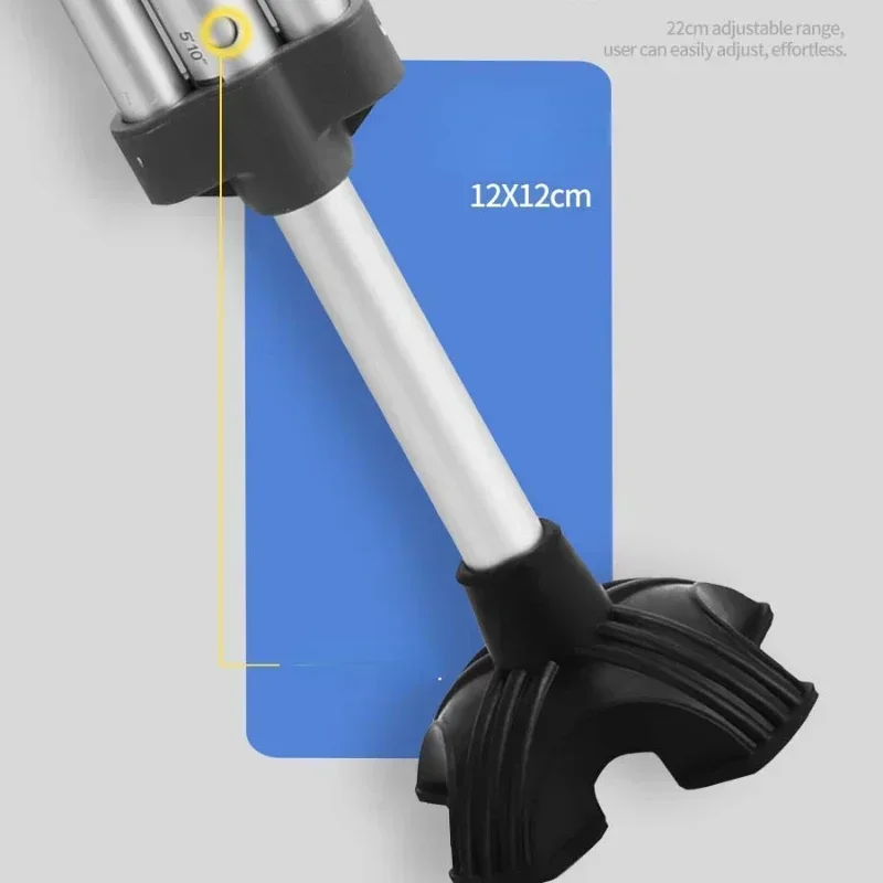 Регулируемые костяшки для подмышек с четырьмя ногами нескользящая мобильность