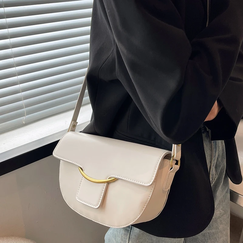 

Повседневная женская сумка-седло через плечо из искусственной кожи, дизайнерские женские сумки через плечо для женщин, Высококачественная ...