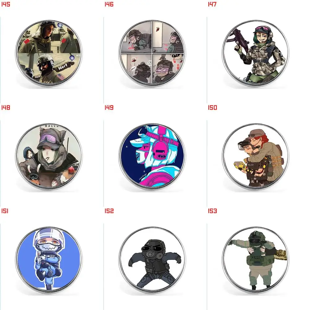 

SIX SIEGE 00145 00153 Brooches Pin Jewelry Accessory Customize Brooch Fashion Lapel Badges