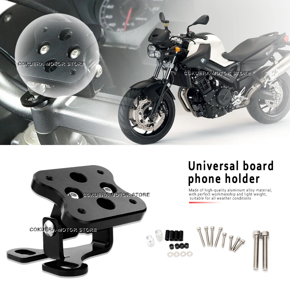 

Motorcycle Accessories Universal Handle Position GPS Navigation Bracket Universal Plate For BMW F800R 2009-2020