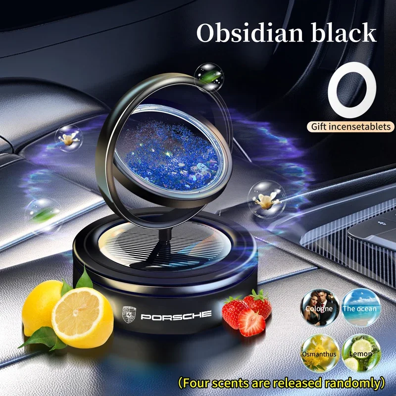 1PC Car Interior Perfume Clear Air Lasting Liusha Aromatherapy For Porsche 911 Cayenne Carrera-GT 928 Panamera Boxster Macan 918