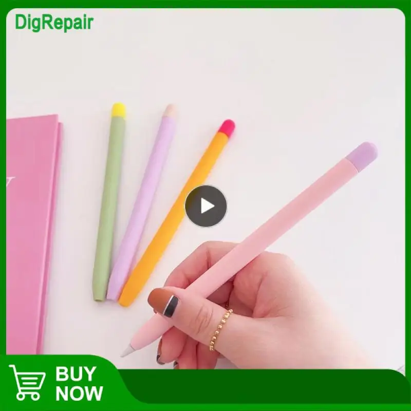

Pen Case Pink Colorful Multicolor For Apple Pencil 2nd Generation Color Contrast Protective Case Charging Without Hindrance