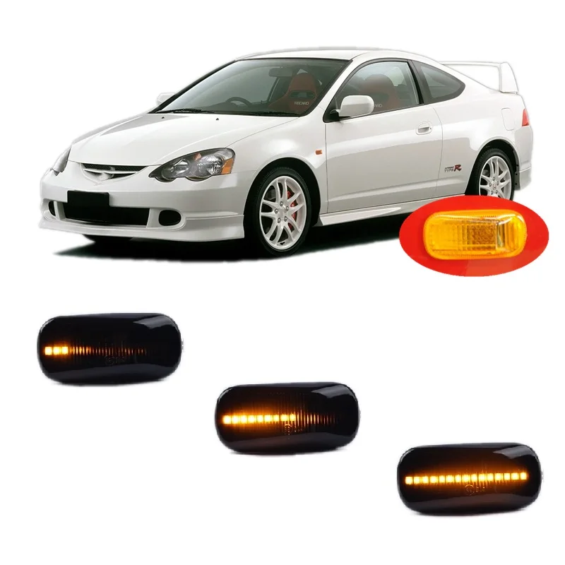 Для Honda Integra Тип R Coupe 2002 2003 2004 2005 Динамический светодиодный боковой маркер сигнал