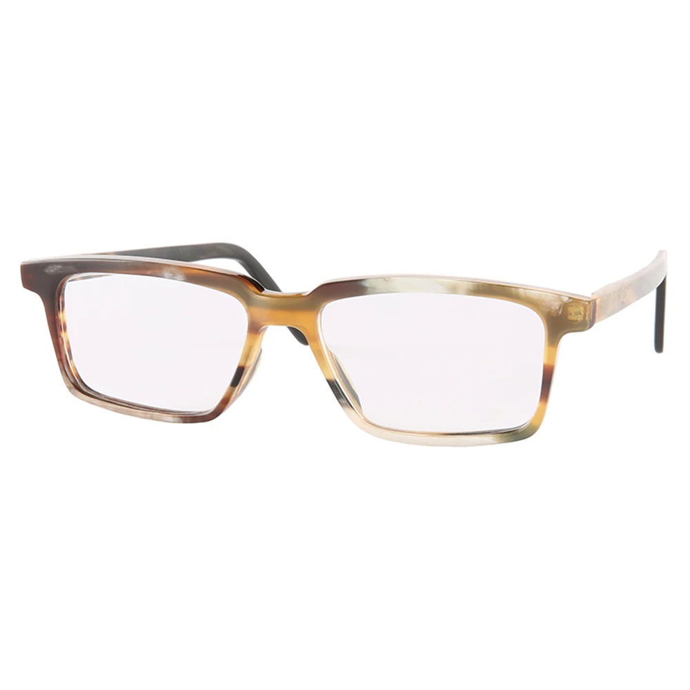 

Classic Business Light Thin Big Large Rectangle Unique Tortoiseshell Color Natural Ox Horn Optical Glasses Eyeglasses Frame