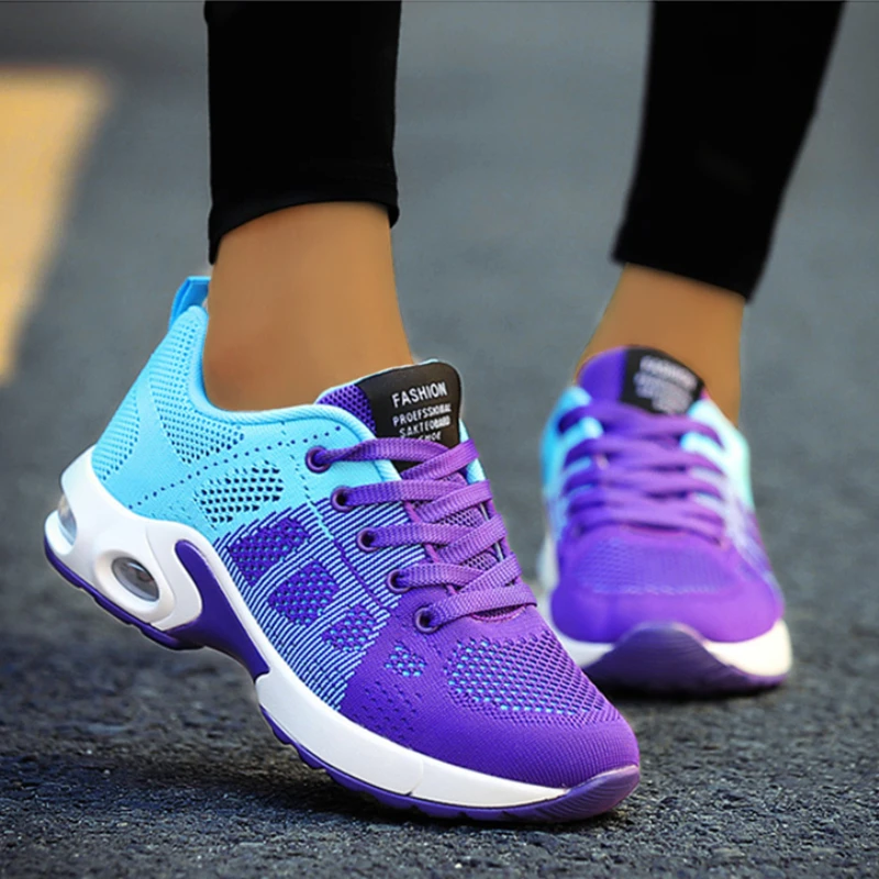 

Women Vulcanize Shoes Platform Casual Sneakers Shoes Flats Mesh Breathable Running Shoes Chunky Summer Sports Tenis Shoes 2023