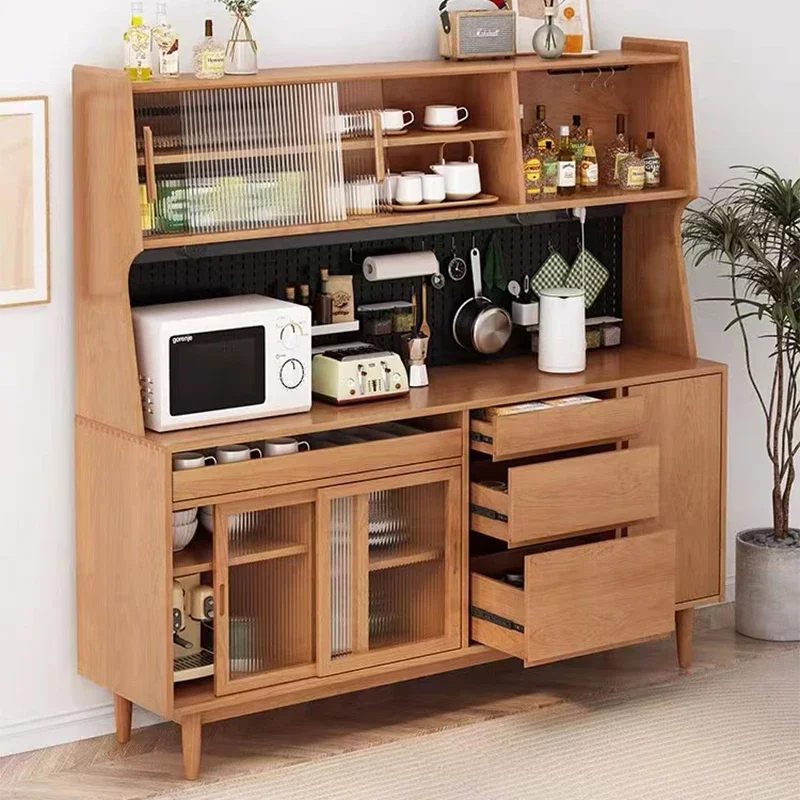 Кухонный ящик шкафы для гостиной боковой шкафчик Curio сервант витрина кладовая