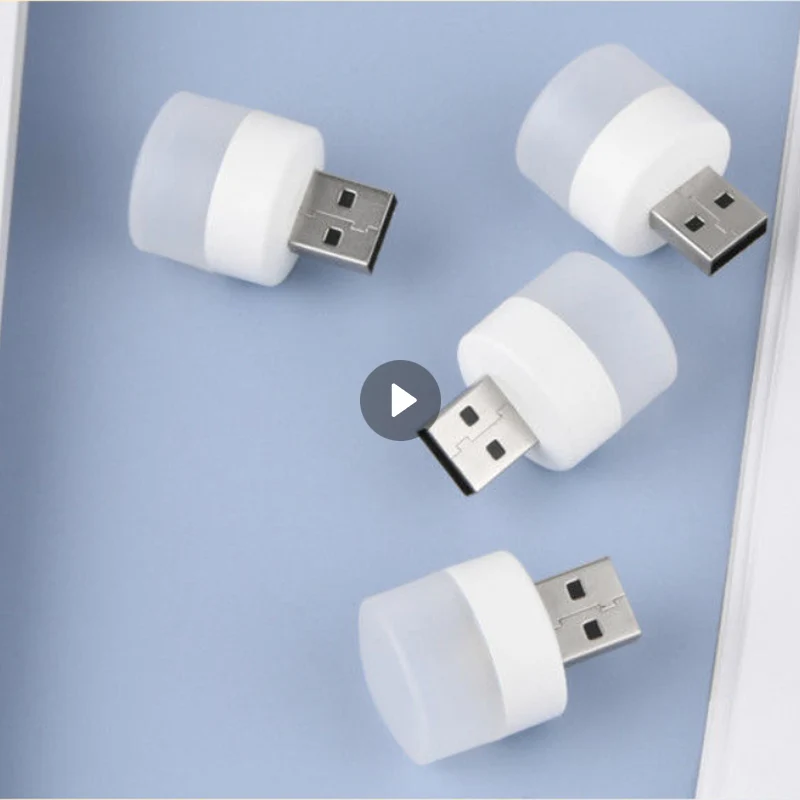 

Портативный USB-ночсветильник, 2 шт./компл., маленькие USB-лампы светодиодный чтения, светодиодсветильник для чтения с защитой глаз, USB-разъем, м...