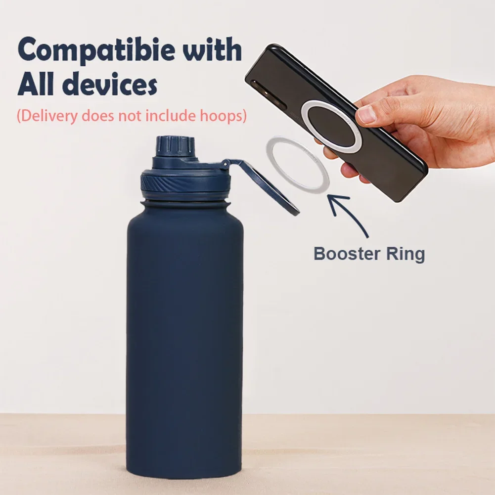 JOCESTYLE MagSafe 1000 мл термос для воды портативная кофейная кружка с вращающимся ручкой