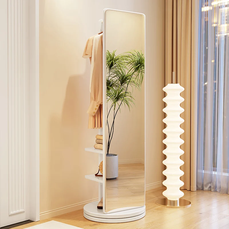 

Luxury Vanity Floor Mirror Aesthetic Full Length Standing Wooden Bedroom Mirror Free Shipping Espejo Cuerpo Entero Home Decor