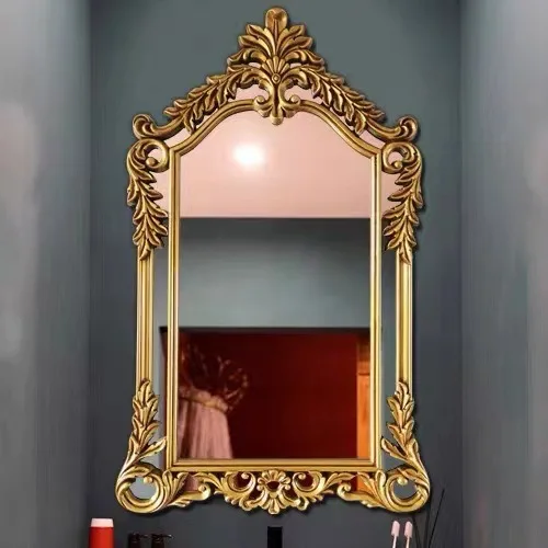 

Европейское резное зеркало Louis Fashion, настольное зеркало для украшения дома, зеркало для макияжа для девушек