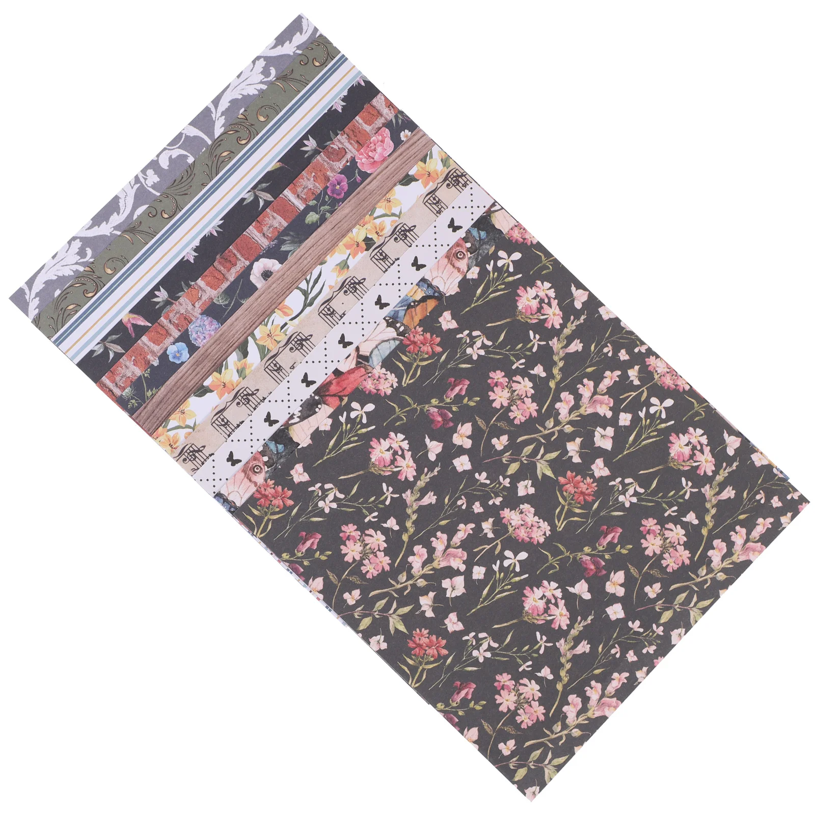 

24pcs Colored Vintage Decorative Multifunctional Pattern DIY Scrapbooking Supplies Origami Paper