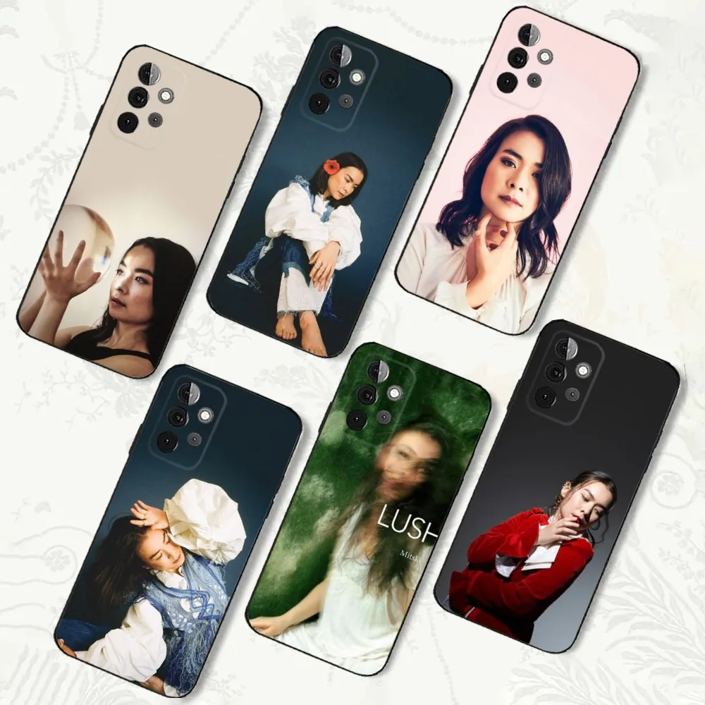 Singer M-Mitski Phone Case For Samsung Galaxy A91 A80 A73 A72 A53 A52 A32 A31 A22 A21s A20 Soft Black Cover