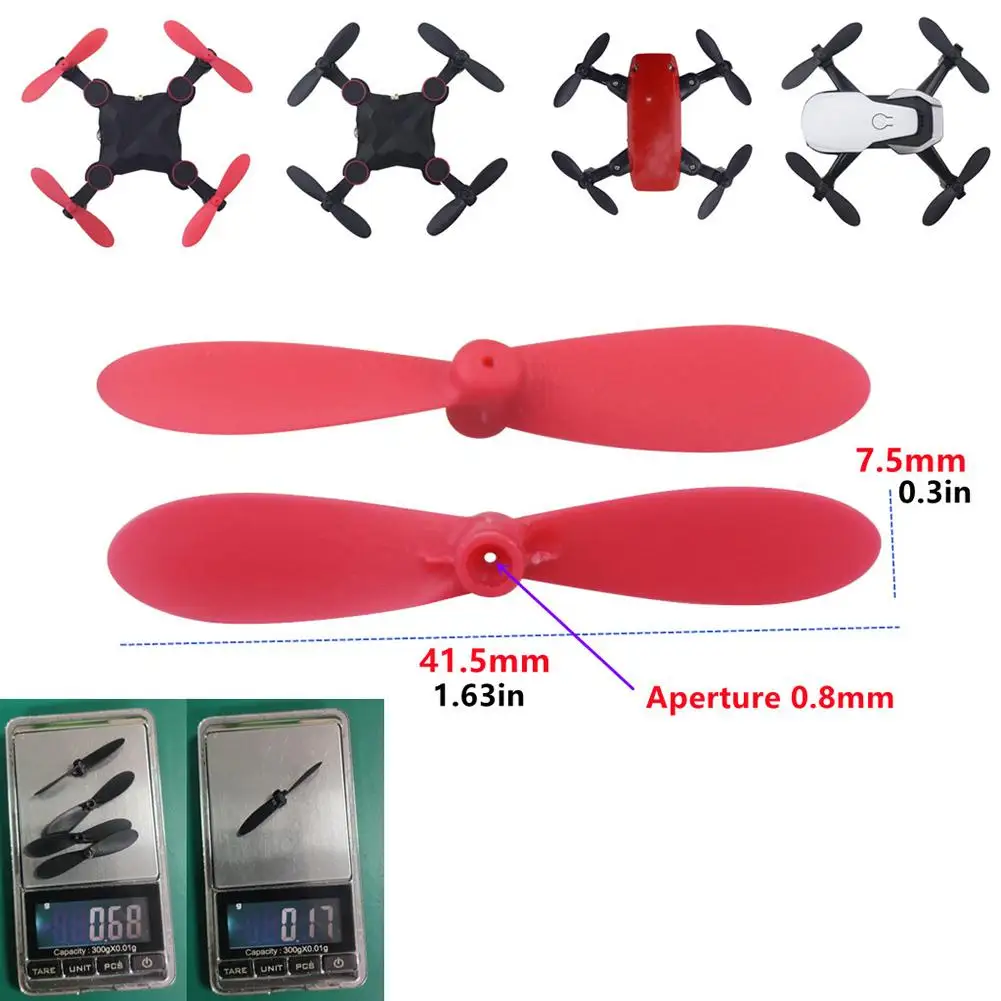 

20Pcs Propeller For Hs190 901hs 901s 901h X300c Lf606 Sg800 E61hw S9 Mini Quadcopter Rc Drone Propeller Accessories