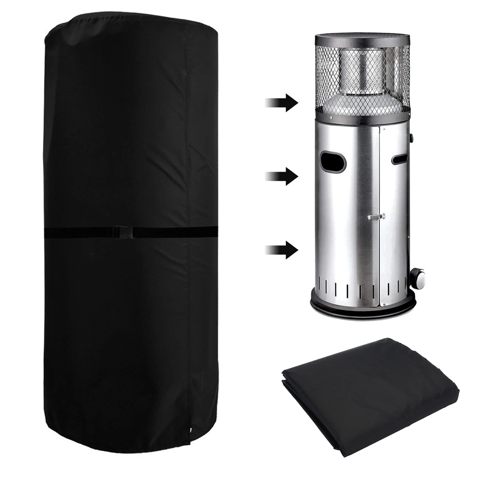 

Patio Heater Covers 210D Oxford Fabric Weatherproof Cover UV Resistant And Tear-resistant Rain Snow Dust For Household Terrace