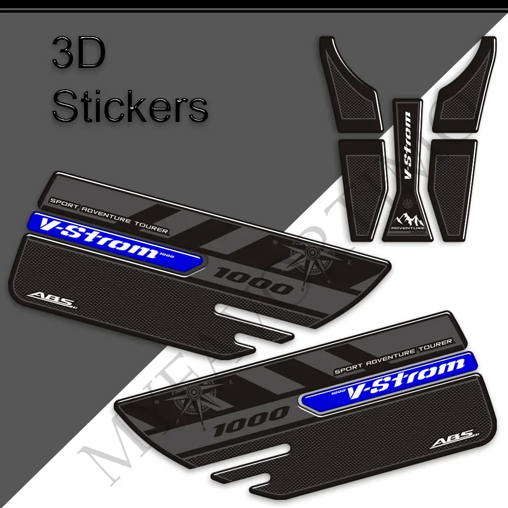 2015 2016 2017 2018 2019 2020 Tank Pad Grips Gas Fuel Oil Kit Knee Stickers For Suzuki V Strom VStrom V-Strom DL 1000 XT DL1000