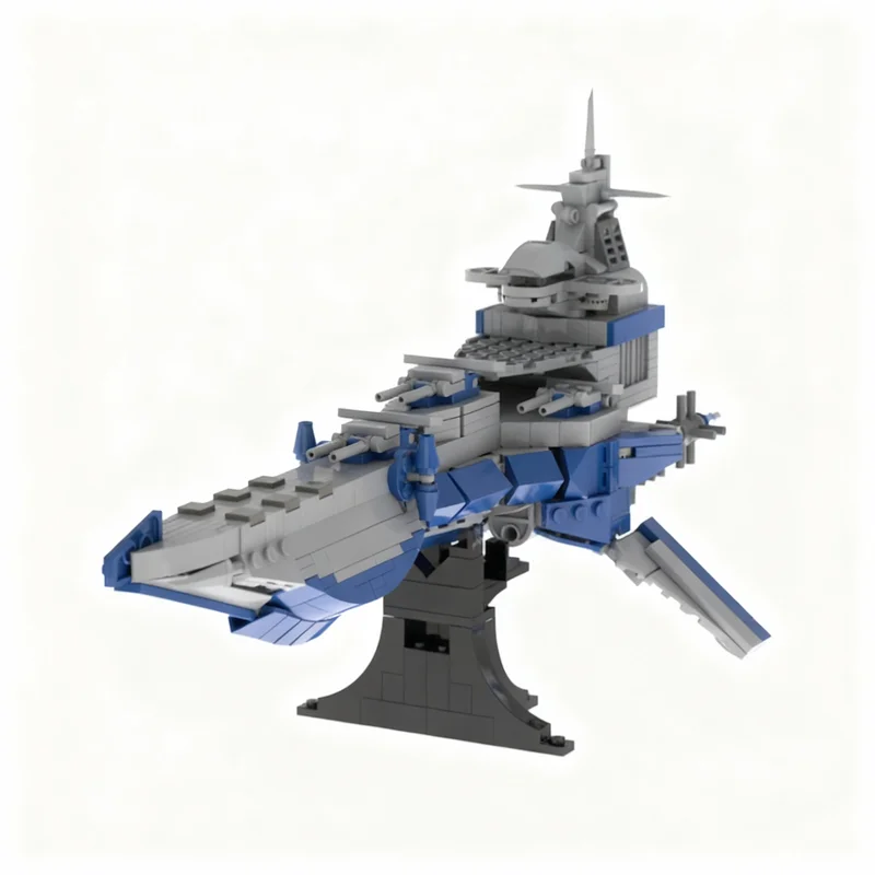Фото Набор строительных блоков MOC Skies Arcadia The Delphinus Games, 771 деталь, архитектурная модель, игрушка, рождественский подарок, креативная идея для детей, для сборки №2