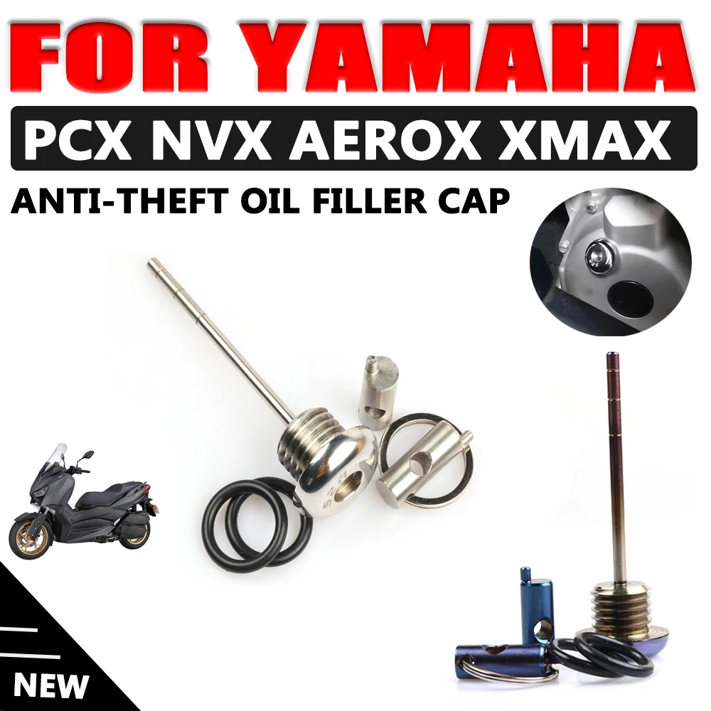 

Аксессуары для мотоциклов маслометр для Yamaha NVX155 AEROX155 PCX150 мотоциклетный противокражный масляный дозатор модифицированный длинный игольчат...