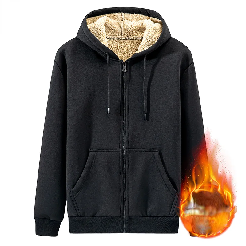 

Coat Black Men Winter Fashion Casual Thicken Cotton Jacket Men Clothing Cotton Padded Jacket Men Hooded Jacket Men’s Clothes Zm
