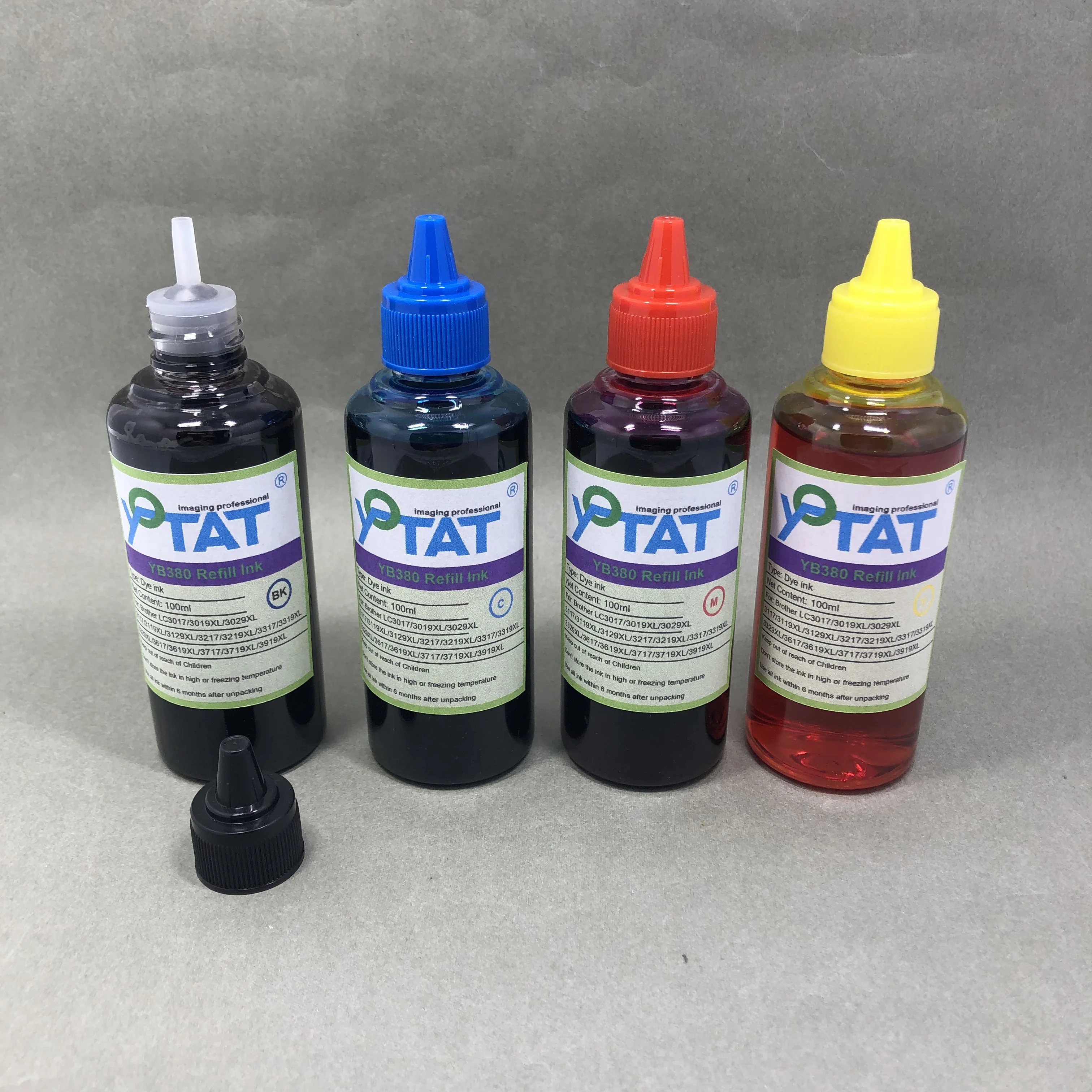 

4×100ml Special Dye Ink for LC3029 LC3019 LC3017 LC3129 LC3119 LC3117 LC3219 LC3217 LC3329 LC3319 LC3317 LC3619 LC3617 LC3919