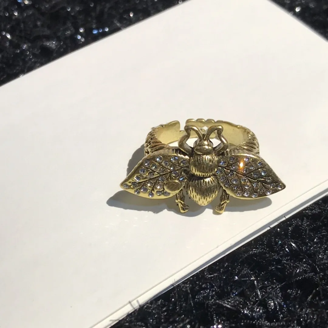

Trend everything with brass to make old retro insect rings