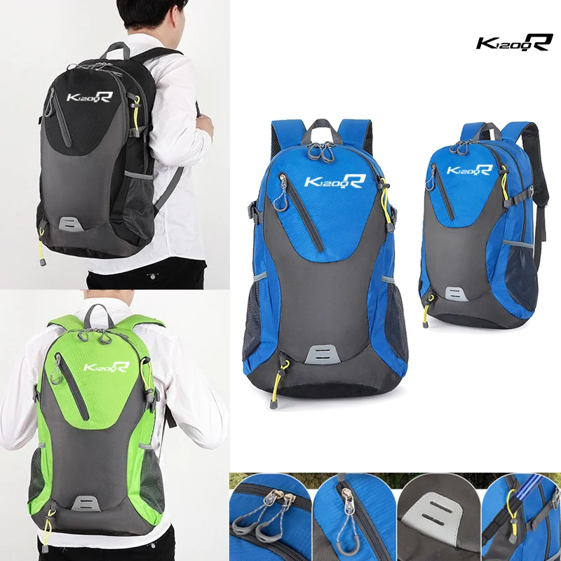 

For BMW K1200R K1200S K 1200 R K 1200R 40L Large Capacity Waterproof Backpack Men/Women Ideal Hiking Cycling Travel Laptops