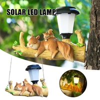 cartoon squirrel sloth solar lamp animal courtyard porch lamp led solar light hanging light outdoor garden decoration light gift