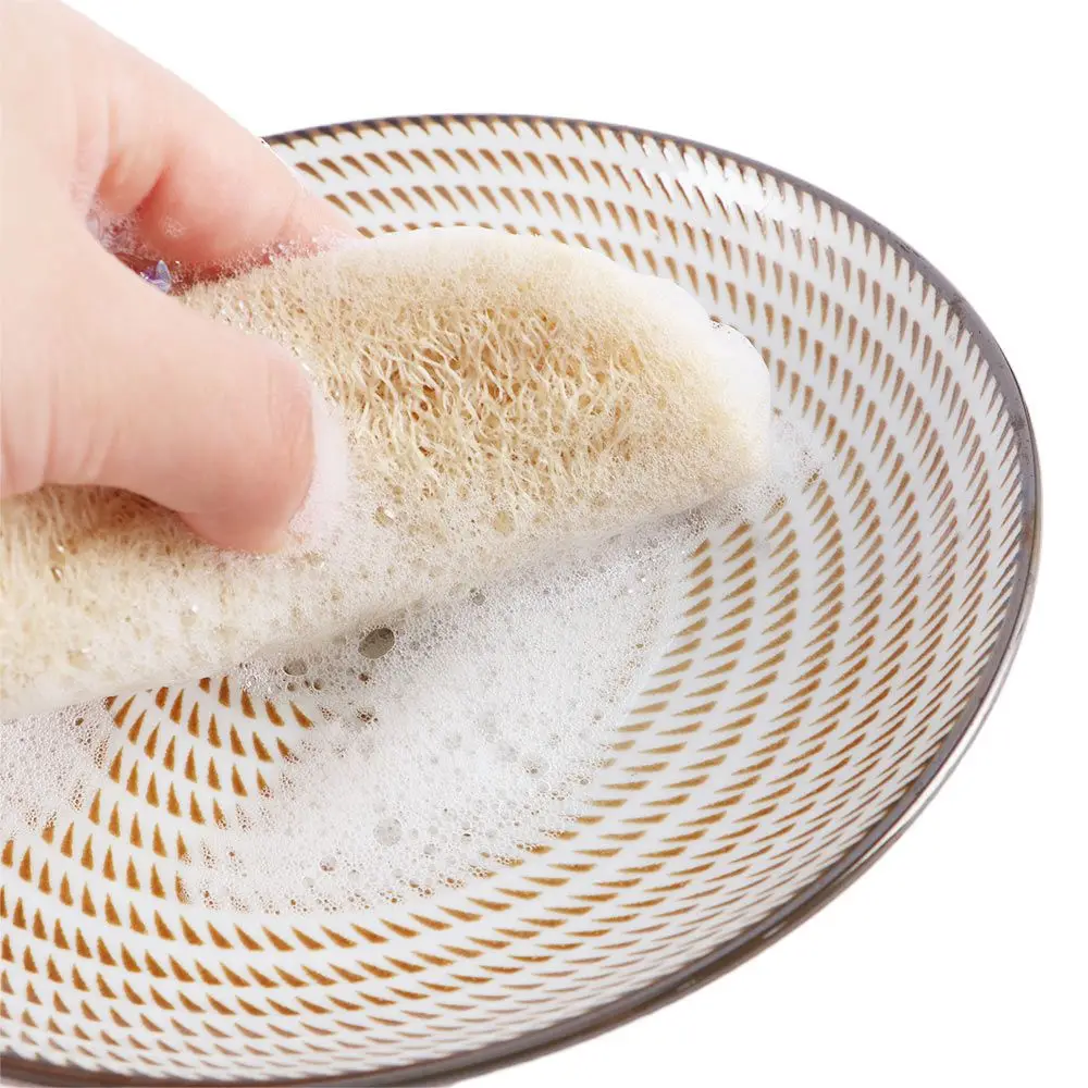 

Household Durable Rag Kitchen Accessories Scrub Pad Pot Scrubber Dishwashing Sponge Loofah Dishwashing Cloth Cleaning Brushes