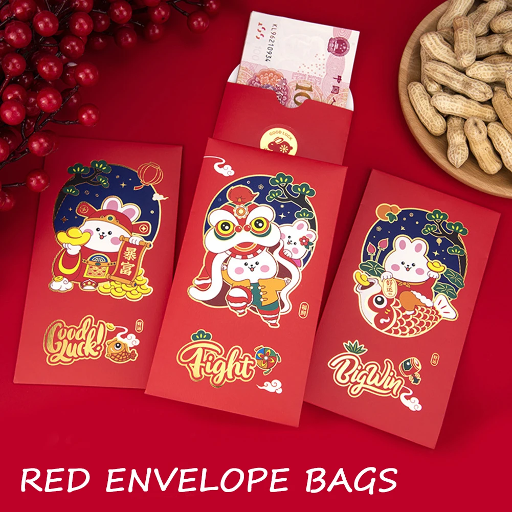 

Chinese Style New Year Red Packet Portable Festival Red Envelopes For Children Adults