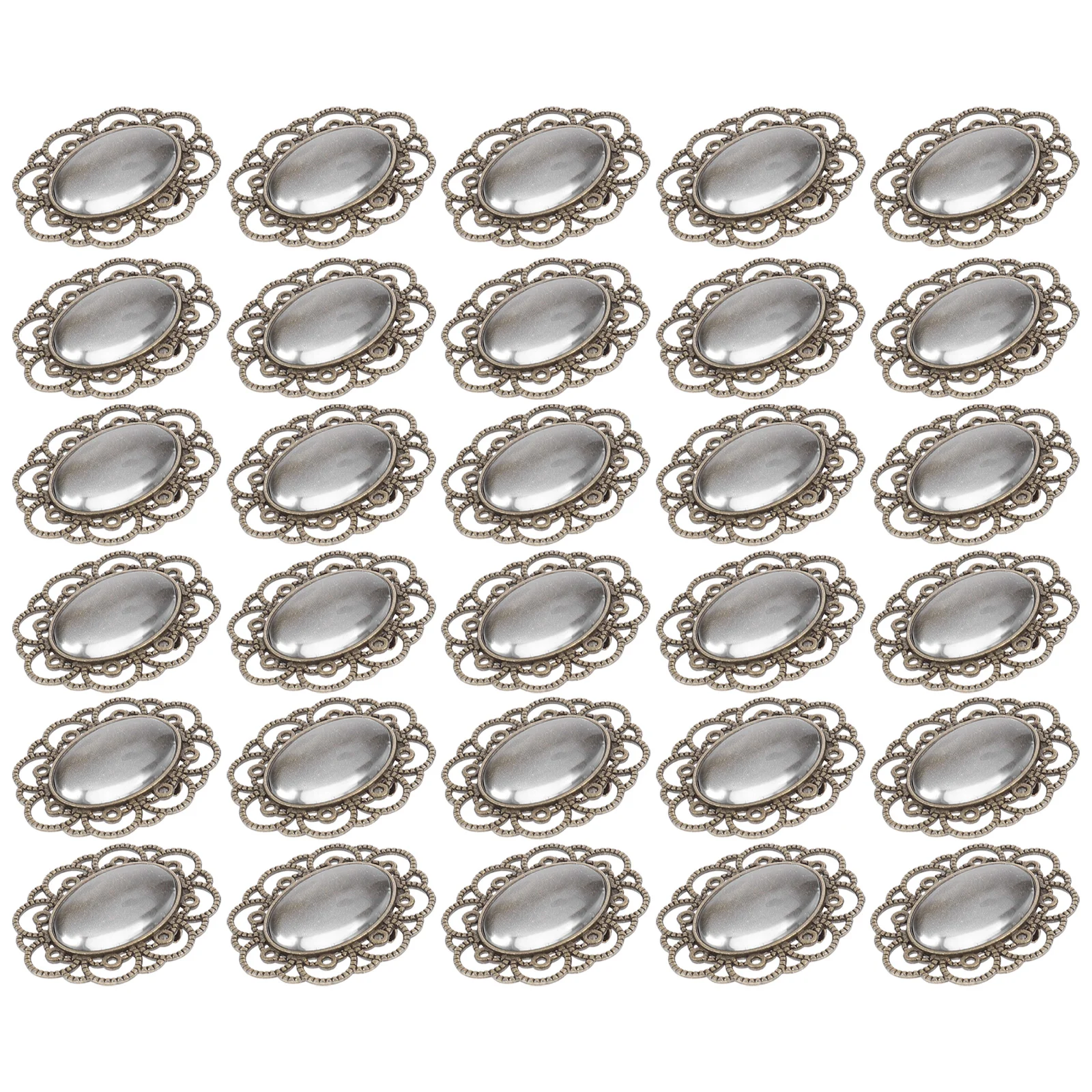 

30 шт., Женские Ювелирные изделия, Регулируемые заготовки 4 х3, 2 см