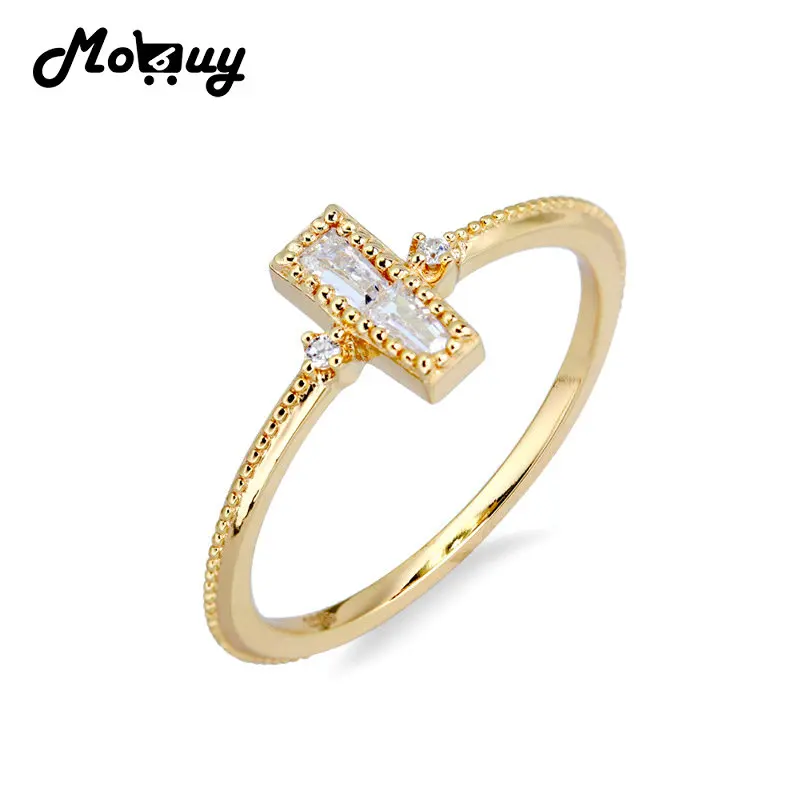 

MoBuy Gemstone Ring Natural Quartz Ring For Women 925 Sterling Silver Gold Vermeil Dainty Thin Finger Ring Fashion Jewelry