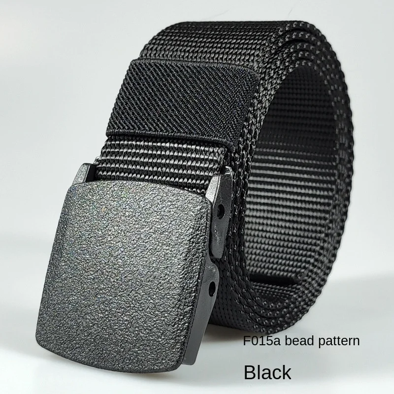 Automatic Buckle Light Comfortable Non-metal Military Nylon Belt Outdoor Hunting Multifunctional Tactical Canvas Belts for Men