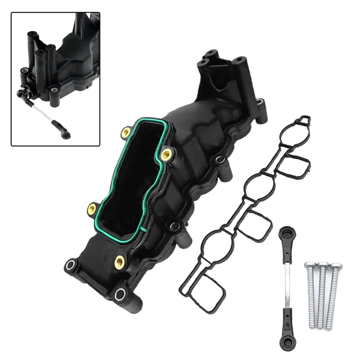 Впускной коллектор для Audi A4 B8 A5 A6 C6 Q5 Q7 VW Phaeton Touareg V6 TDI 2.7 3.0 Воздухозаборная трубка