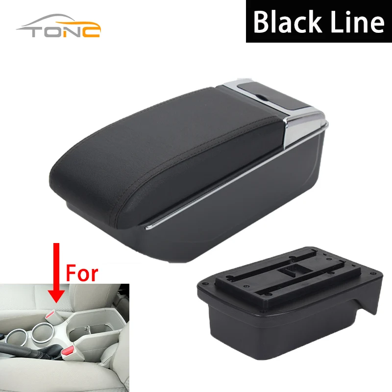 

Для TOYOTA Verso Подлокотник для TOYOTA Verso EZ Автомобильный подлокотник Внутренние детали Ящик для хранения с USB-аксессуарами