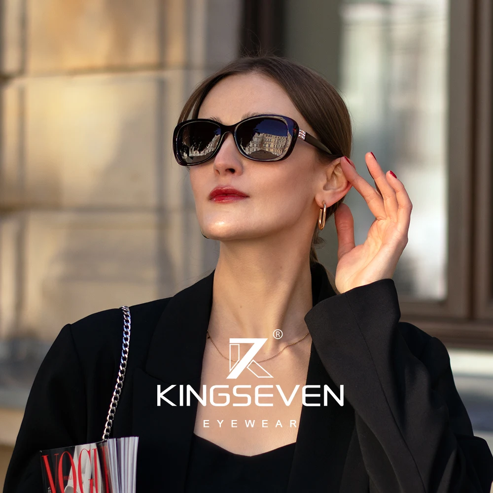 Женские солнцезащитные очки KINGSEVEN Young Style градиентные поляризационные линзы