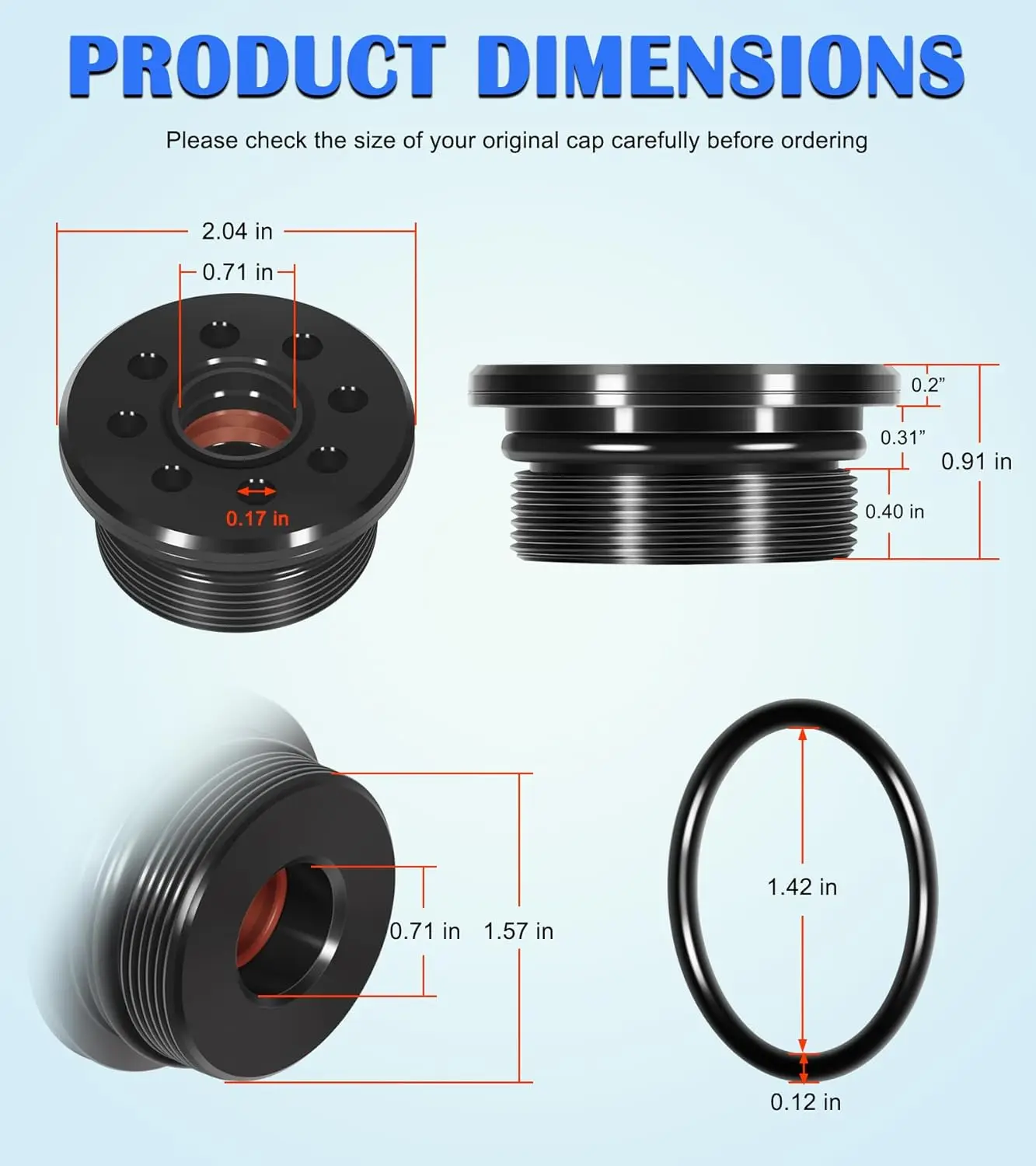 Винтовой наконечник с уплотнениями для систем Tilt & Trim, подходит для 2-тактных и 4-тактных двигателей HondaSuzukiYamaha мощностью 115-250 л.с., 64E-43821-01-00 FSM023 48630-96J00 (art.: 3920d8a7be2c9) - 3920d8a7be2c9