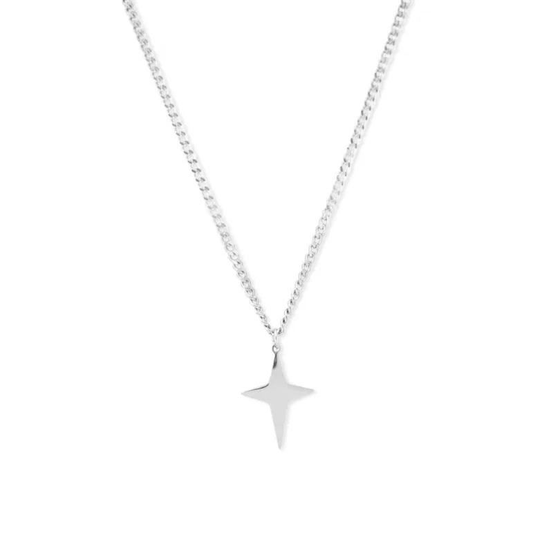 

E0BF Charm Star Pendant Necklace Simple Star Choker Chains for Women Anniversary Gift