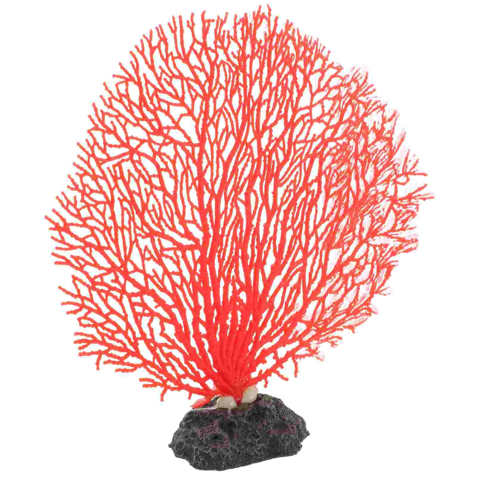 

Simulated Coral Wall Landscape Coral Mini Plants Freshwater Artificial Fish Tank Pvc Desktop Aquarium Coral Faux Plants