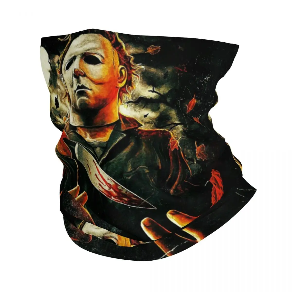 

Майкл Майерс убийца бандана на шею гетры ветрозащитный шарф на лицо для мужчин женщин Хэллоуин ужас фильм повязка на голову трубка Балаклава