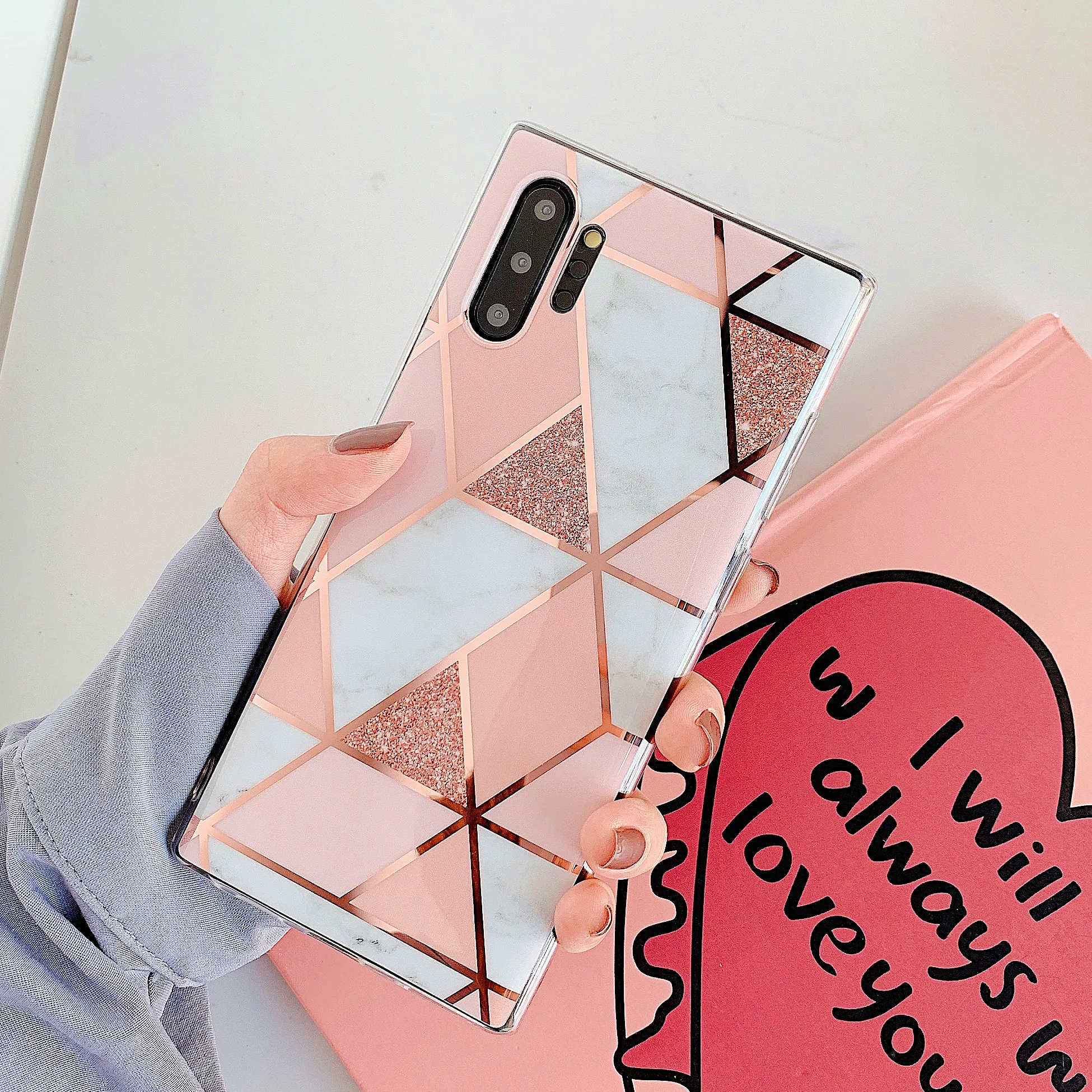 Marble Phone Case For Samsung Galaxy S22 S21 S20 FE Note 20 Ultra 10 9 8 S10 S9 Plus A21S A72 A52 A50 A70 A51 A71 Case Cover