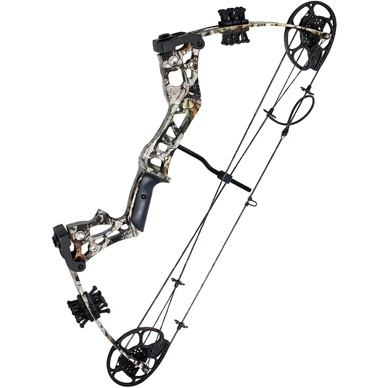 

Compound Bow and Archery Sets - Right Hand Archery Compound Bows 15 - 45 Lbs Draw Weight Adjustable for Adults and Beginners