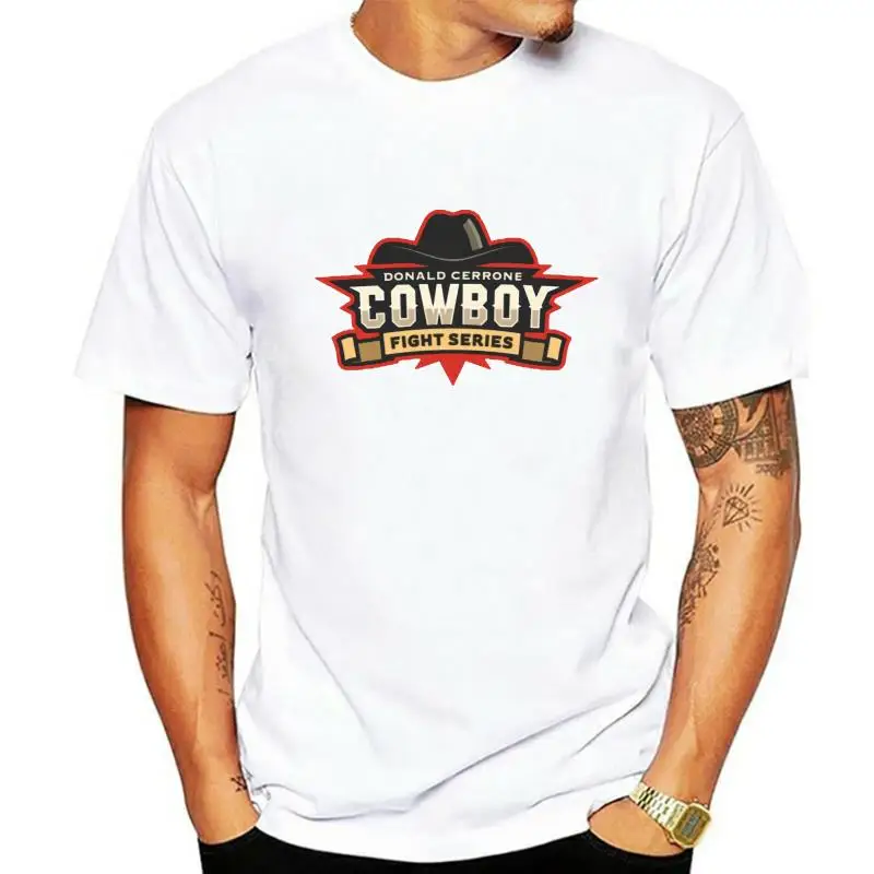 

Camiseta negra de la Series de vaquero Дональд Cerrone, talla S-6XL