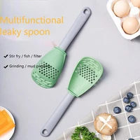 rice drainer kitchen novel kitchen accessori garlic press pasta chinese colander multifunctional spoon cooking tools gadgets bar